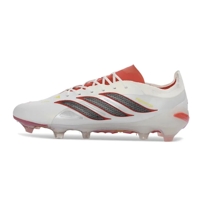 adidas Predator Elite FG White Orange Firm Ground Football Boot
