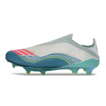adidas F50+ Elite Laceless FG Aurora Radiante - Footwear White/Lucid Pink/Flash Aqua