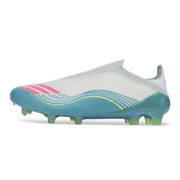 adidas F50 Elite Laceless FG Aurora Radiante - Footwear White/Lucid Pink/Flash Aqua