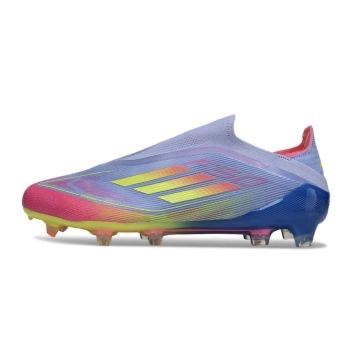 adidas F50 Elite Laceless FG Blue Fusion Lucid Lemon Lucid Pink